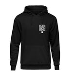 Black QR Code Hoodie