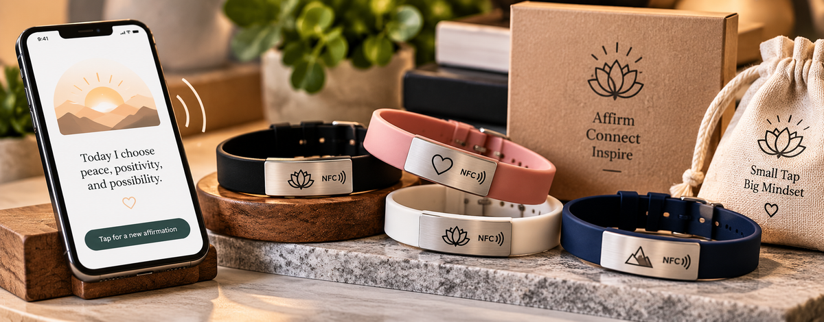NFC Affirmation Bracelets