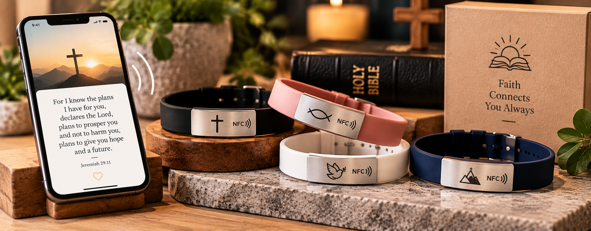 NFC Bible Verse Bracelets