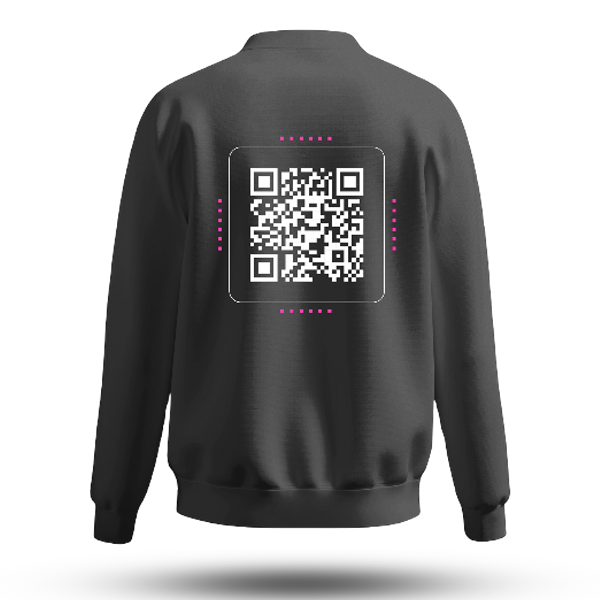 Black QR Code Sweatshirt