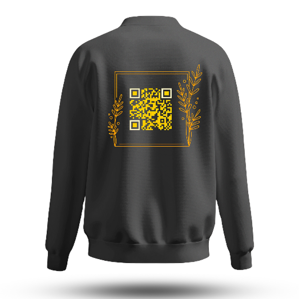 Black QR Code Sweatshirt