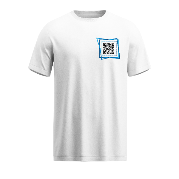 White QR Codes T-Shirt