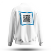 White QR Code Sweatshirt