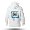 White QR Code Hoodie