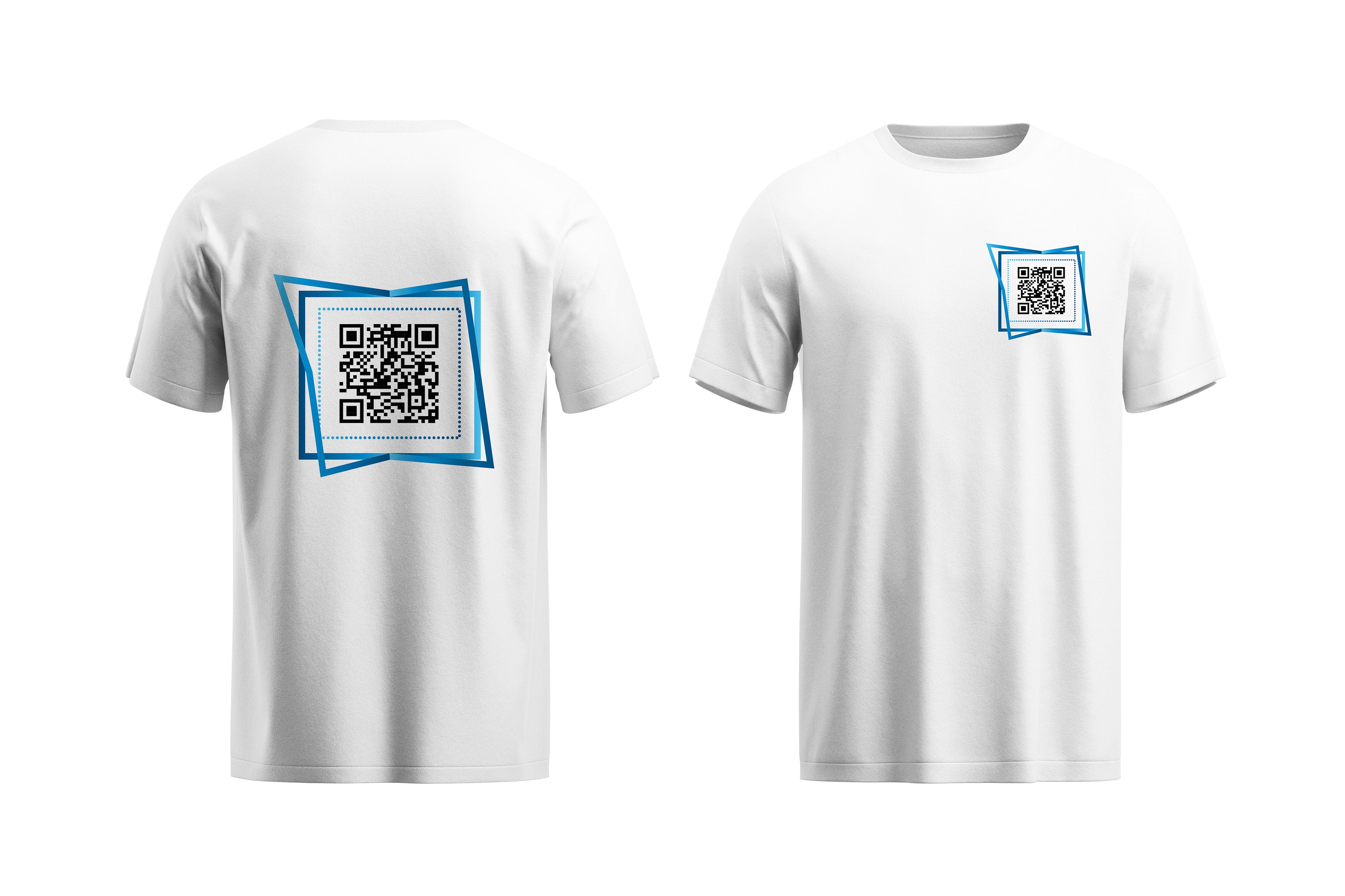 White QR Codes T-Shirt