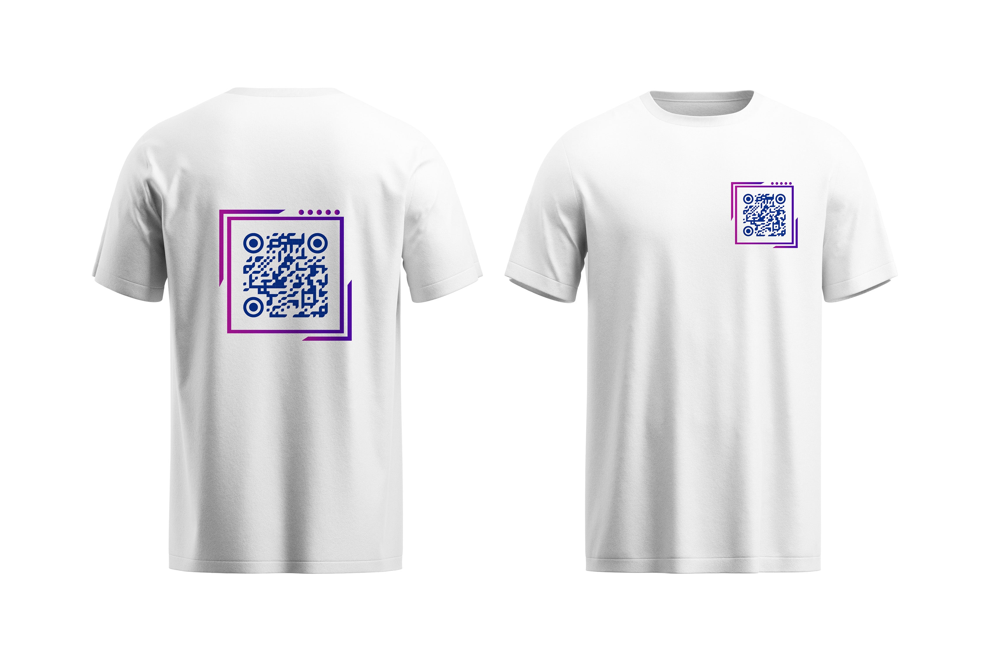 White QR Codes T-Shirt