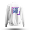 White QR Code Sweatshirt