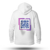 White QR Code Hoodie