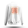 White QR Code Sweatshirt