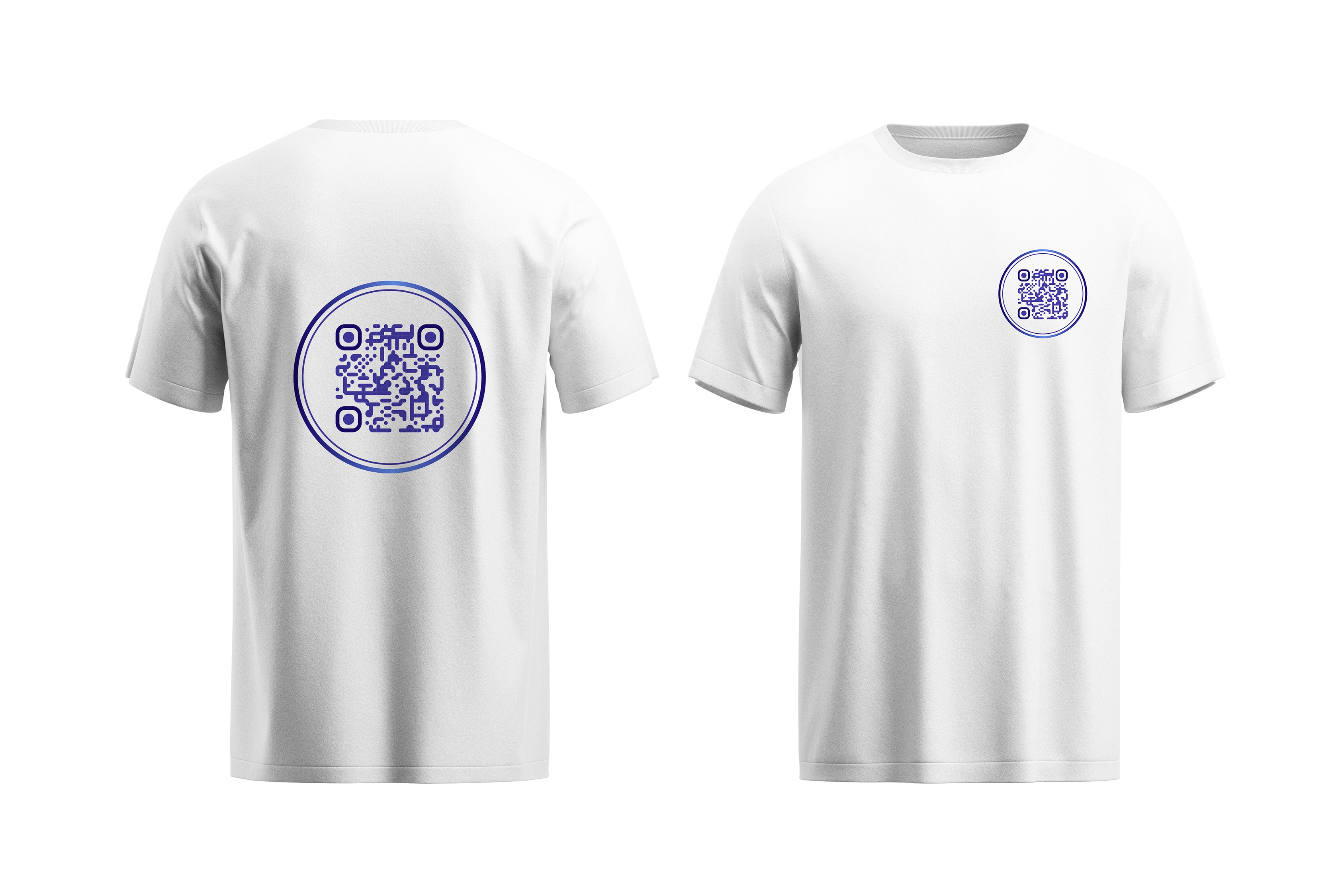 White QR Codes T-Shirt