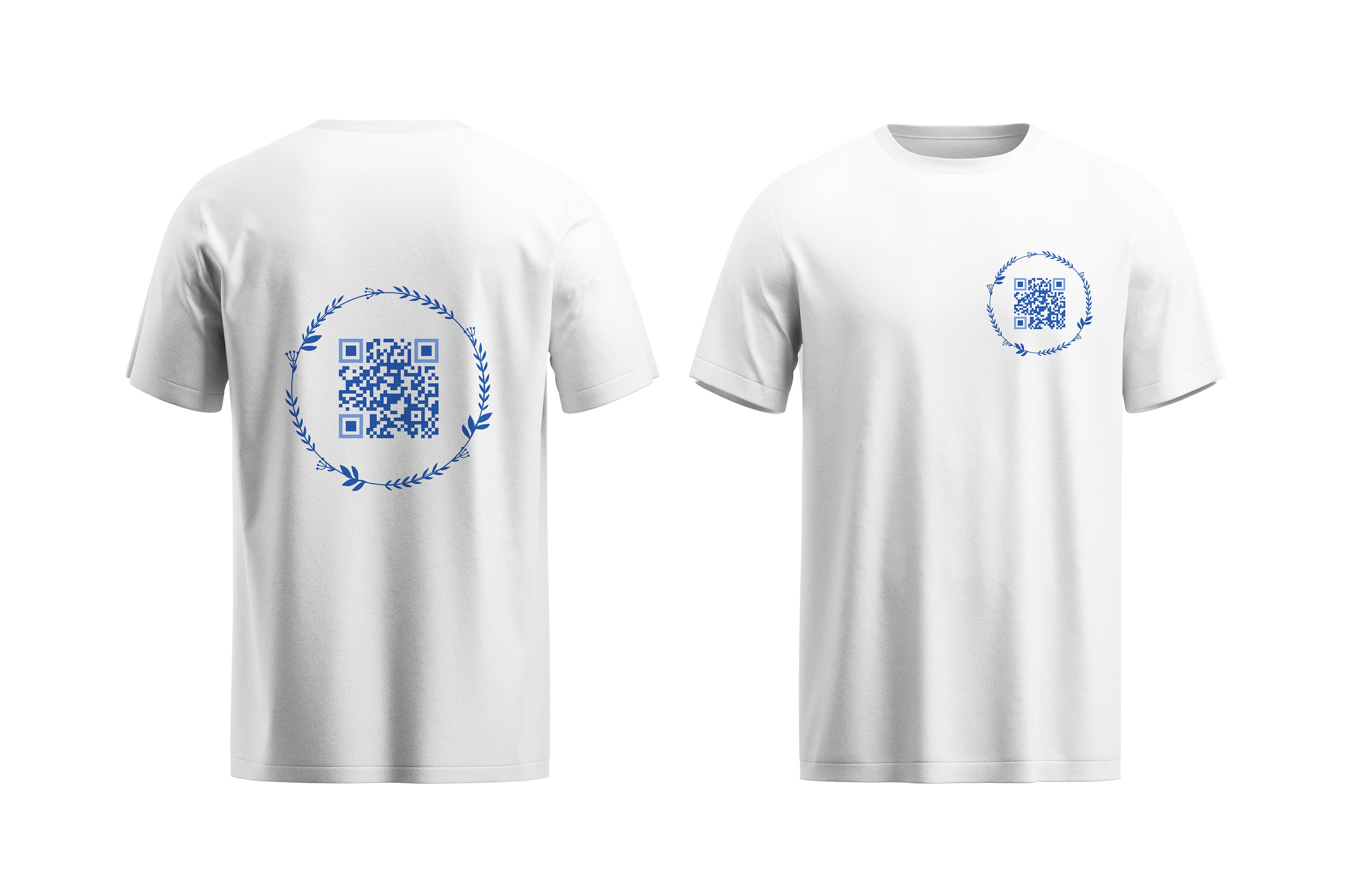 White QR Codes T-Shirt