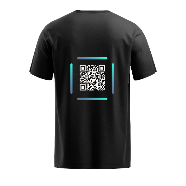 Black QR Code T-Shirt