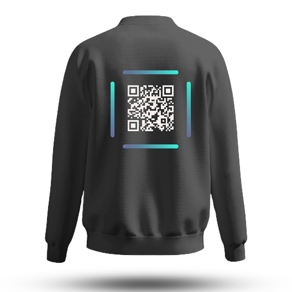 Black QR Code Sweatshirt