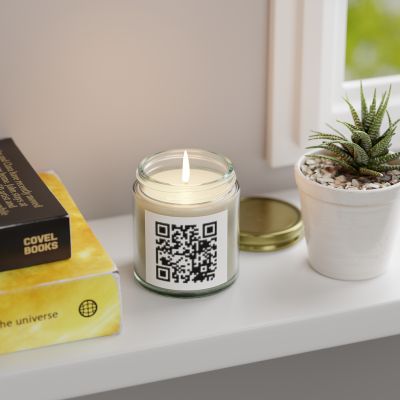 QR Code Candles-Custom QR code candles, updatable QR code candles for gifting, personalized candles with QR codes, scented candles with scannable QR codes, QR code candles for playlists and messages, custom QR code necklaces, personalized QR code jewelry, updatable QR code pendants, QR code necklaces for sharing memories, elegant QR code necklace gifts, custom QR code shorts, personalized activewear with QR codes, updatable QR code athletic shorts, QR code apparel for personal expression, trendy shorts with