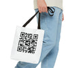 QR Code Totebag-Custom QR code candles, updatable QR code candles for gifting, personalized candles with QR codes, scented candles with scannable QR codes, QR code candles for playlists and messages, custom QR code necklaces, personalized QR code jewelry, updatable QR code pendants, QR code necklaces for sharing memories, elegant QR code necklace gifts, custom QR code shorts, personalized activewear with QR codes, updatable QR code athletic shorts, QR code apparel for personal expression, trendy shorts with