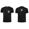 Black QR Streetwear T-Shirt from RESHRD Explorer Collection with Front & Back Chest Emblem