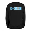 Black QR Sweatshirt from RESHRD Camouflage collection with Back White & Light Blue design