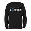 Black QR Sweatshirt from RESHRD Camouflage collection with Front Black & White design