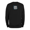 Black QR Code Sweatshirt-Custom QR code candles, updatable QR code candles for gifting, personalized candles with QR codes, scented candles with scannable QR codes, QR code candles for playlists and messages, custom QR code necklaces, personalized QR code jewelry, updatable QR code pendants, QR code necklaces for sharing memories, elegant QR code necklace gifts, custom QR code shorts, personalized activewear with QR codes, updatable QR code athletic shorts, QR code apparel for personal expression, trendy sh