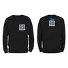 Black QR Code Sweatshirt-Custom QR code candles, updatable QR code candles for gifting, personalized candles with QR codes, scented candles with scannable QR codes, QR code candles for playlists and messages, custom QR code necklaces, personalized QR code jewelry, updatable QR code pendants, QR code necklaces for sharing memories, elegant QR code necklace gifts, custom QR code shorts, personalized activewear with QR codes, updatable QR code athletic shorts, QR code apparel for personal expression, trendy sh
