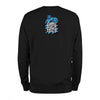 Black QR Sweatshirt from RESHRD Savannah collection with Back Black & Light Blue design