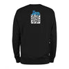 Black QR Sweatshirt from RESHRD Savannah collection with Back Black & White design