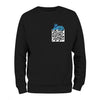 Black QR Sweatshirt from RESHRD Savannah collection with Front Black & White design