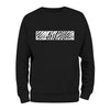 Black QR Sweatshirt-Custom QR code candles, updatable QR code candles for gifting, personalized candles with QR codes, scented candles with scannable QR codes, QR code candles for playlists and messages, custom QR code necklaces, personalized QR code jewelry, updatable QR code pendants, QR code necklaces for sharing memories, elegant QR code necklace gifts, custom QR code shorts, personalized activewear with QR codes, updatable QR code athletic shorts, QR code apparel for personal expression, trendy shorts 