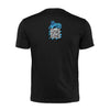 Black QR T-Shirt from RESHRD Savannah collection with Back Black & Light Blue design