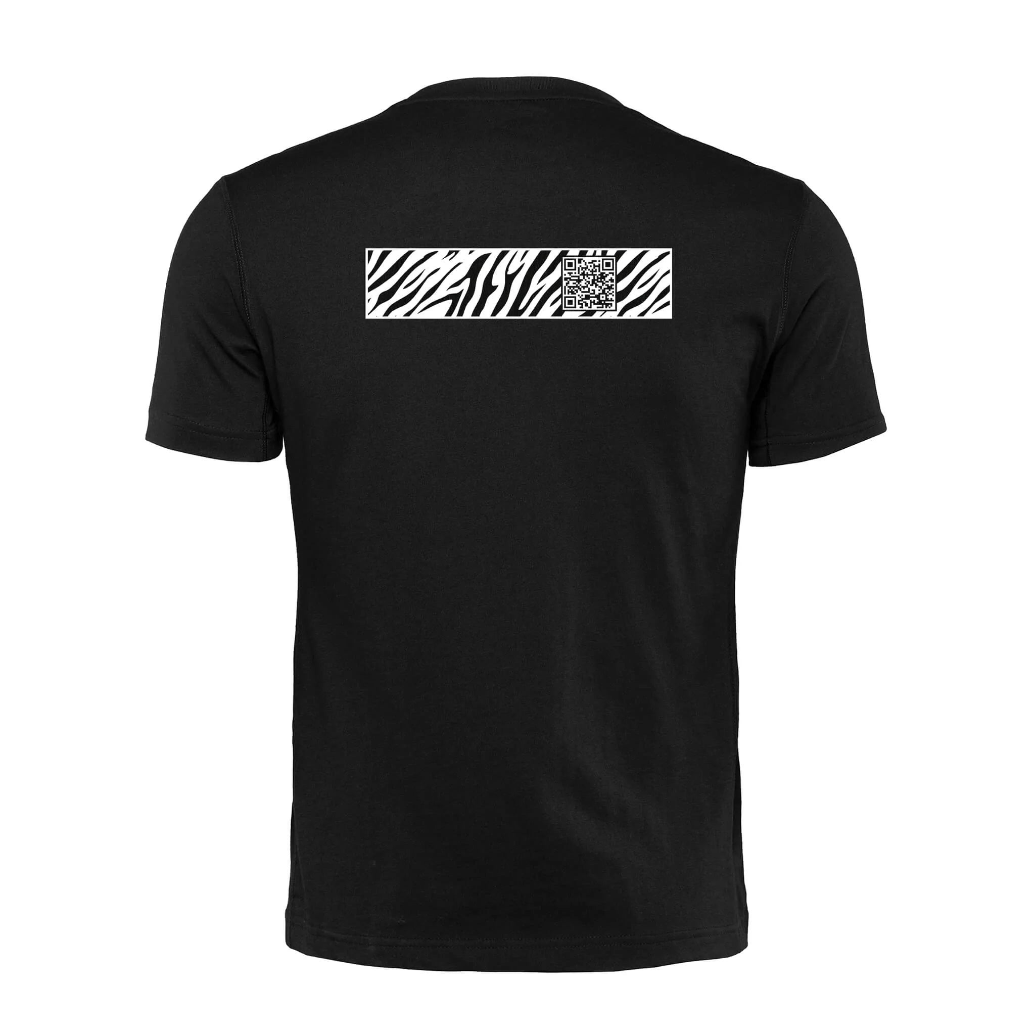 Black QR T-Shirt-T-Shirts-RESHRD-QR Code Clothing, QR Code Clothes, QR Code Shirt, QR Code T-Shirt, QR Code Hoodies, QR Code Apparel, QR Code Platform, Custom QR Code Shirts, Custom QR Code Clothes, Custom QR Code Clothing, QR Code Shirts, QR Codes on Shirts, QR Code T-Shirts, Custom QR Code Hoodies, Funny QR Code Shirts, Interactive Apparel, RESHRD Updatable QR Clothing, One day at a time Tshirt, Custom QR code candles, Updatable QR code candles for gifting, Personalized candles with QR codes, Scented cand