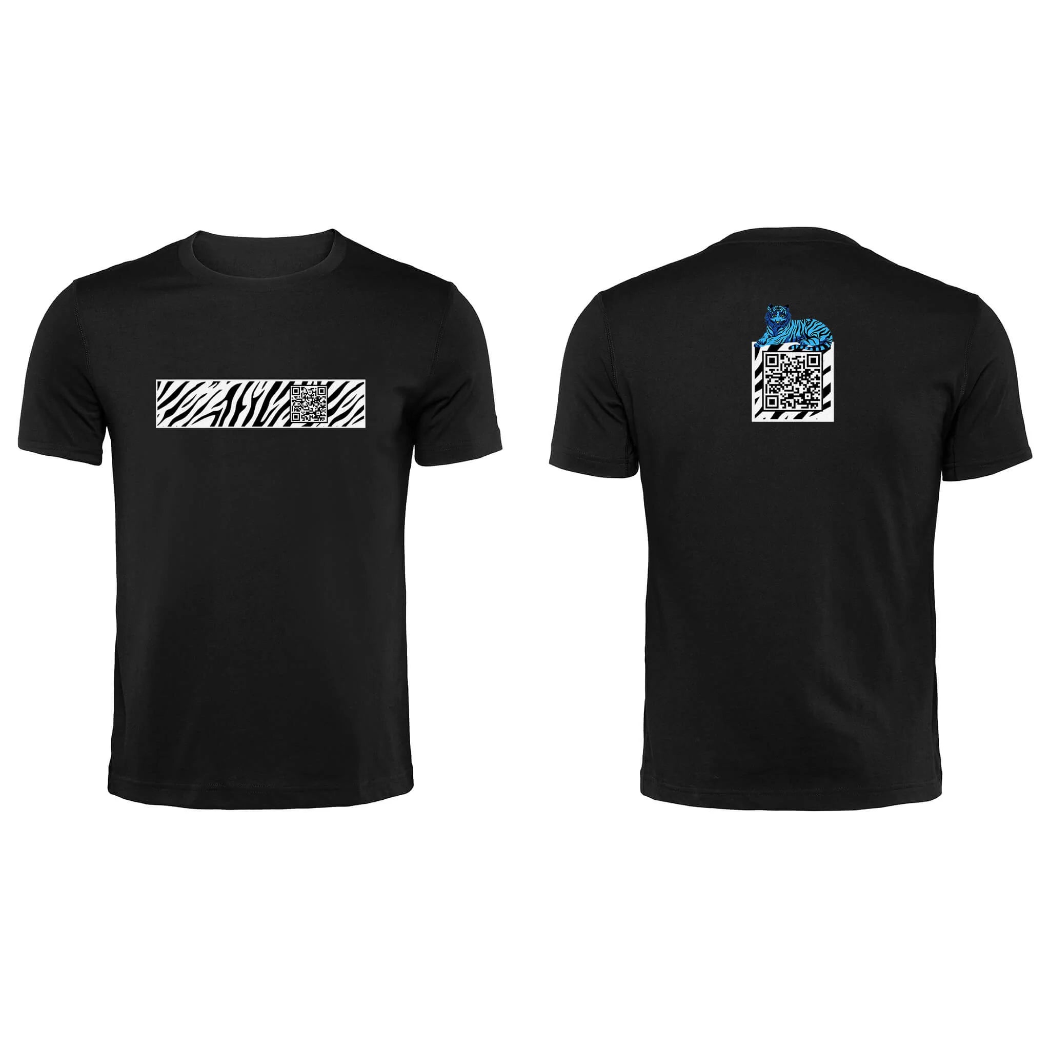 Black QR T-Shirt-T-Shirts-RESHRD-QR Code Clothing, QR Code Clothes, QR Code Shirt, QR Code T-Shirt, QR Code Hoodies, QR Code Apparel, QR Code Platform, Custom QR Code Shirts, Custom QR Code Clothes, Custom QR Code Clothing, QR Code Shirts, QR Codes on Shirts, QR Code T-Shirts, Custom QR Code Hoodies, Funny QR Code Shirts, Interactive Apparel, RESHRD Updatable QR Clothing, One day at a time Tshirt, Custom QR code candles, Updatable QR code candles for gifting, Personalized candles with QR codes, Scented cand