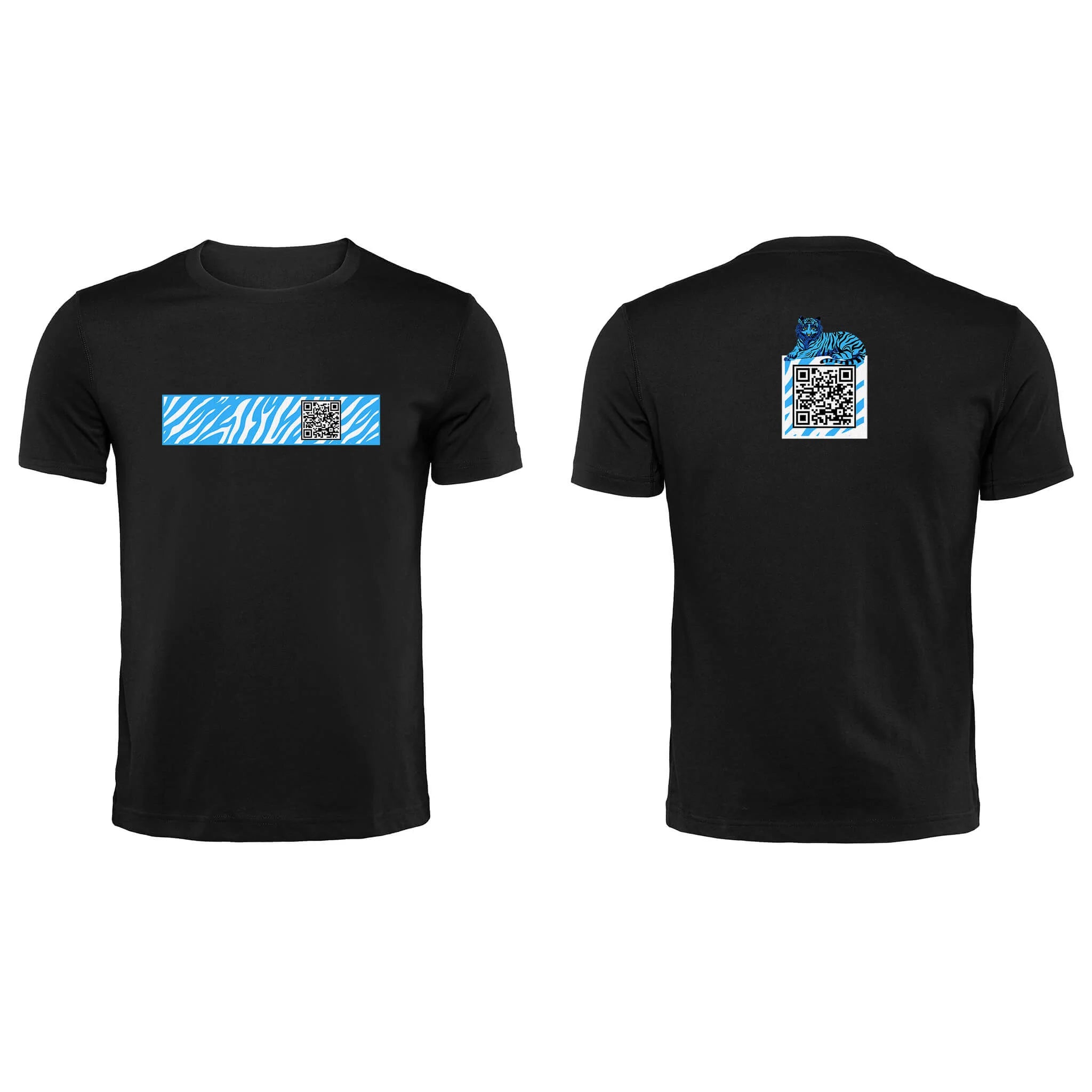 Black QR T-Shirt-T-Shirts-RESHRD-QR Code Clothing, QR Code Clothes, QR Code Shirt, QR Code T-Shirt, QR Code Hoodies, QR Code Apparel, QR Code Platform, Custom QR Code Shirts, Custom QR Code Clothes, Custom QR Code Clothing, QR Code Shirts, QR Codes on Shirts, QR Code T-Shirts, Custom QR Code Hoodies, Funny QR Code Shirts, Interactive Apparel, RESHRD Updatable QR Clothing, One day at a time Tshirt, Custom QR code candles, Updatable QR code candles for gifting, Personalized candles with QR codes, Scented cand