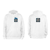 White QR Hoodie-Hoodies-RESHRD-QR Code Clothing, QR Code Clothes, QR Code Shirt, QR Code T-Shirt, QR Code Hoodies, QR Code Apparel, QR Code Platform, Custom QR Code Shirts, Custom QR Code Clothes, Custom QR Code Clothing, QR Code Shirts, QR Codes on Shirts, QR Code T-Shirts, Custom QR Code Hoodies, Funny QR Code Shirts, Interactive Apparel, RESHRD Updatable QR Clothing, One day at a time Tshirt, Custom QR code candles, Updatable QR code candles for gifting, Personalized candles with QR codes, Scented candle