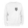 White QR Streetwear Sweatshirt from RESHRD Explorer Collection with Front Chest Emblem