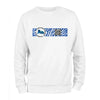 White QR Sweatshirt from RESHRD Camouflage collection with Front White & Navy Blue design