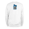 White QR Sweatshirt from RESHRD Savannah collection with Back White & Light Blue design