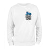 White QR Sweatshirt from RESHRD Savannah collection with Front Black & White design