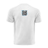 White QR T-Shirt from RESHRD Jungle collection with Back White & Light Blue design