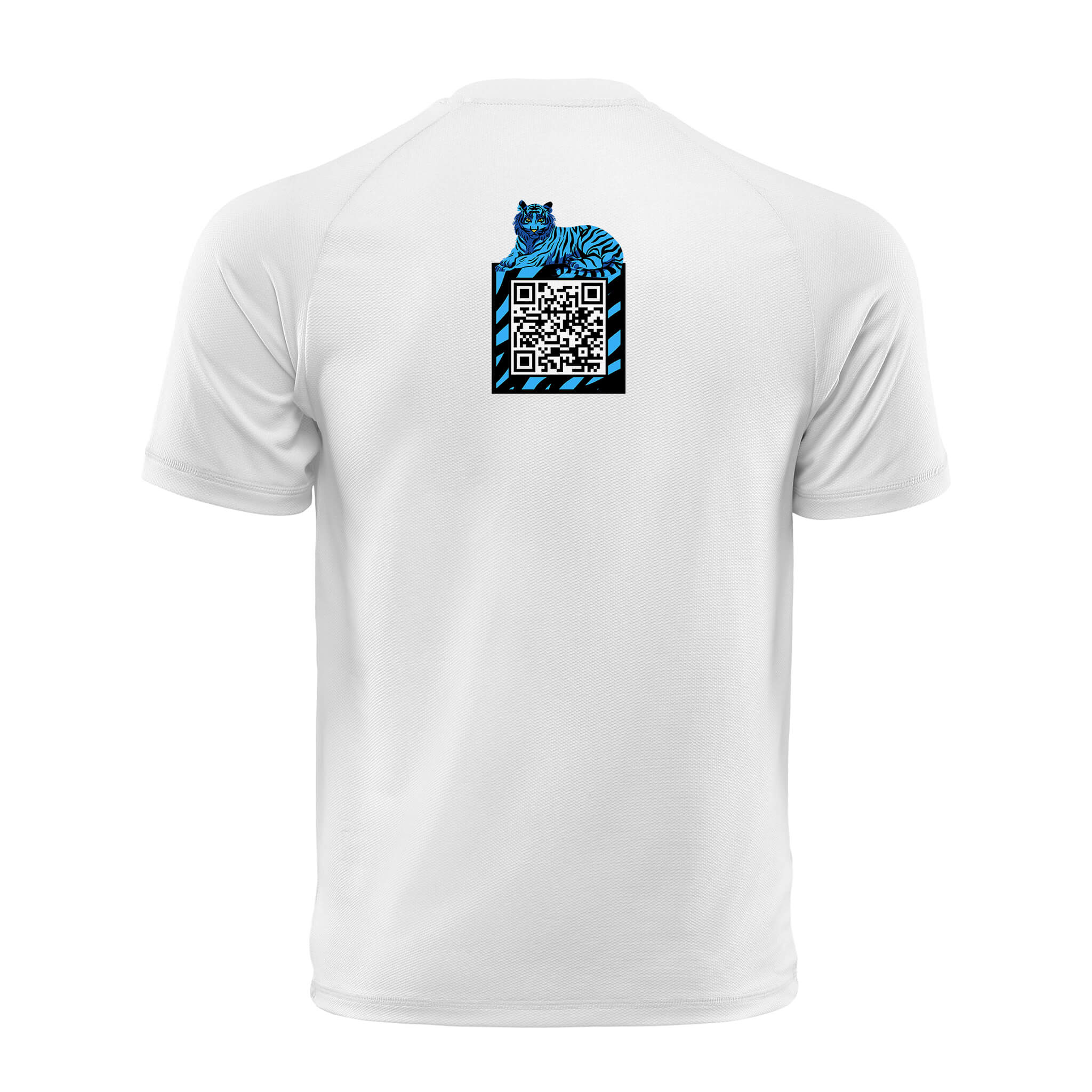 White QR T-Shirt-Custom QR code candles, updatable QR code candles for gifting, personalized candles with QR codes, scented candles with scannable QR codes, QR code candles for playlists and messages, custom QR code necklaces, personalized QR code jewelry, updatable QR code pendants, QR code necklaces for sharing memories, elegant QR code necklace gifts, custom QR code shorts, personalized activewear with QR codes, updatable QR code athletic shorts, QR code apparel for personal expression, trendy shorts wit