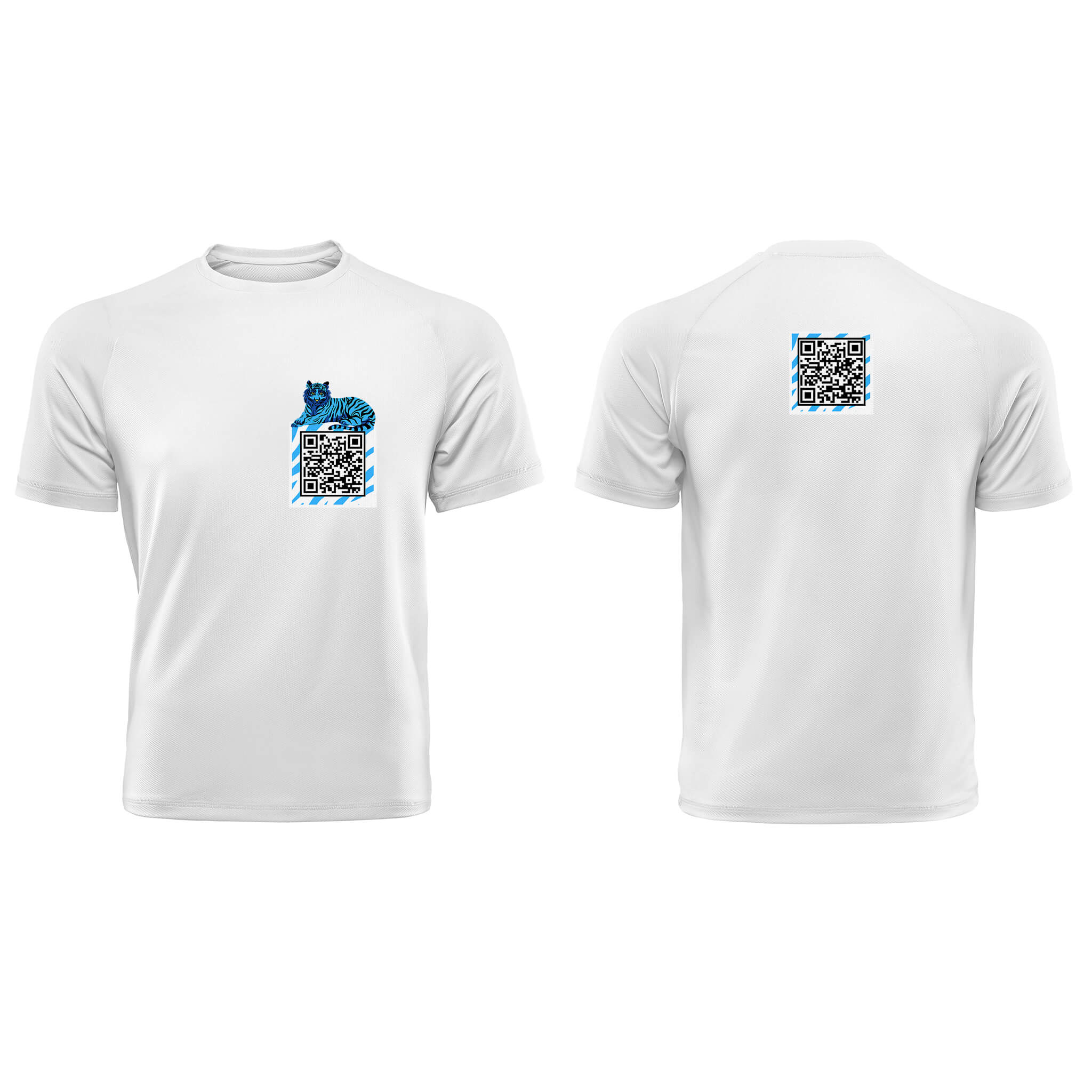 White QR T-Shirt-Custom QR code candles, updatable QR code candles for gifting, personalized candles with QR codes, scented candles with scannable QR codes, QR code candles for playlists and messages, custom QR code necklaces, personalized QR code jewelry, updatable QR code pendants, QR code necklaces for sharing memories, elegant QR code necklace gifts, custom QR code shorts, personalized activewear with QR codes, updatable QR code athletic shorts, QR code apparel for personal expression, trendy shorts wit