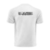 White QR T-Shirt from RESHRD Stripe collection with Back Black & White design