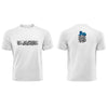 White QR T-Shirt from RESHRD Stripe collection with Front & Back Black & White design